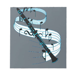 Clarinet Notizblock