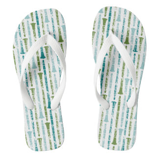 Clarinet Player-Geschenk Musikinstrument Band Them Flip Flops