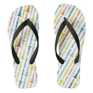 Clarinet Player-Geschenk Musikinstrument Band Them Flip Flops