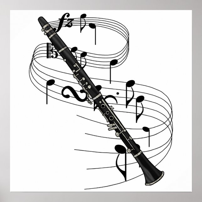Clarinet Poster (Vorne)