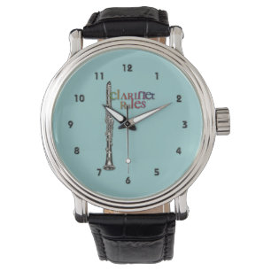 "Clarinet REGELN durch Leslie Harlow Armbanduhr