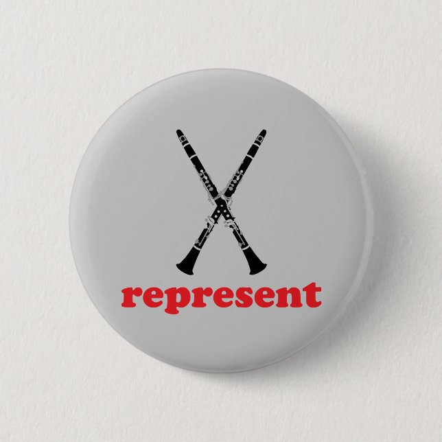Clarinet Representation Button (Vorderseite)