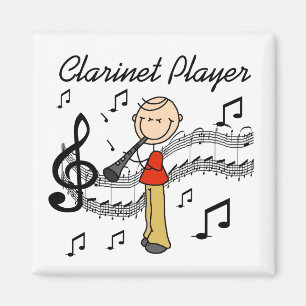 Clarinet-Spieler-Magnet Magnet