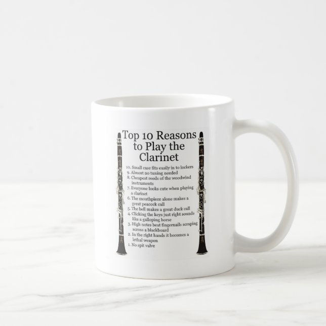 Clarinet Top 10 Kaffeetasse (Rechts)