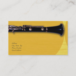 Clarinet-Visitenkarte für ClarinetCentral.com Visitenkarte
