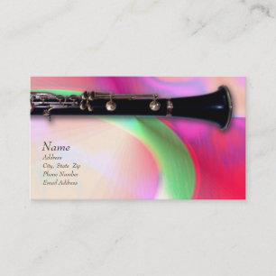 Clarinet-Visitenkarte Visitenkarte