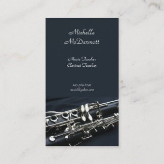 Clarinet-Visitenkarte Visitenkarte
