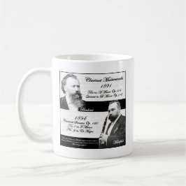 Clarinetist Mühlfeld  Brahms Kaffeetasse