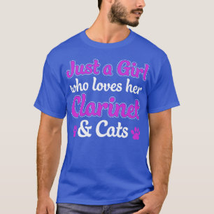 Clarinetist Women Girl Who Lieben Klarinette und K T-Shirt