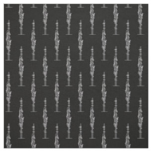 Clarinets Music Musician Room Dekoration Stoff