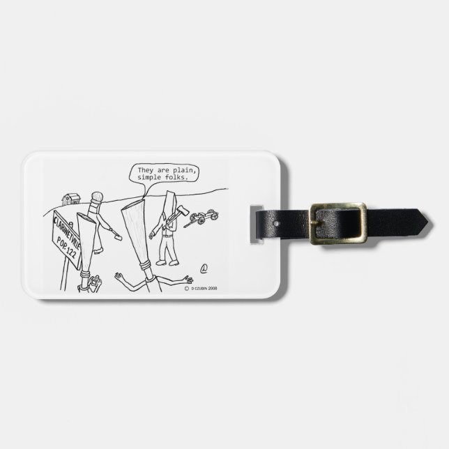 Clarinetville Gepäckanhänger (Vorderseite horizontal)