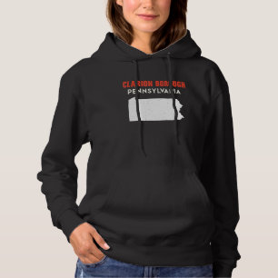 Clarion borough Pennsylvania USA Staat America Tra Hoodie