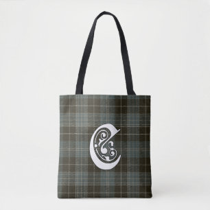 Clark Clan Tartan Monogram Tasche