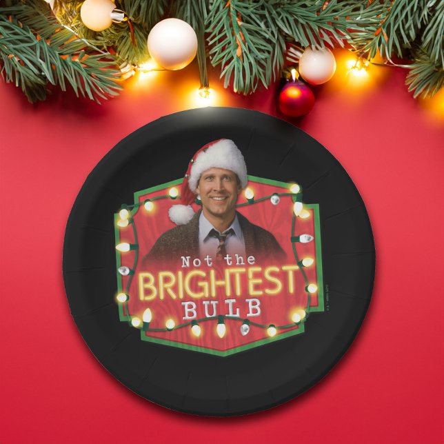 Clark Griswold | Nicht der Brightest Bulb Pappteller (Plate on table)