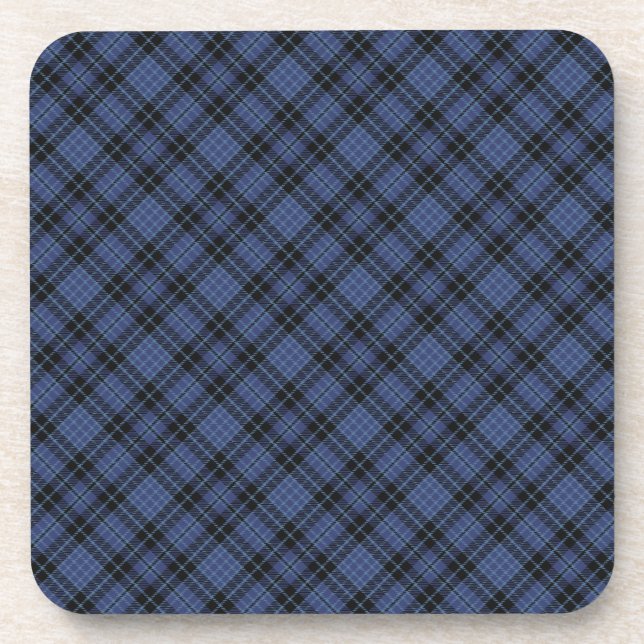 Clark Scottish Clan Tartan Untersetzer (Vorderseite)