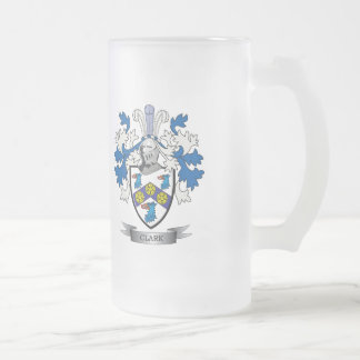 Clark-Wappen Mattglas Bierglas
