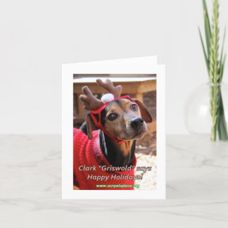 Clark-Weihnachtskarte Feiertagskarte