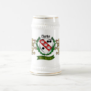 Clarke Irish Shield Personalisiert Bierglas
