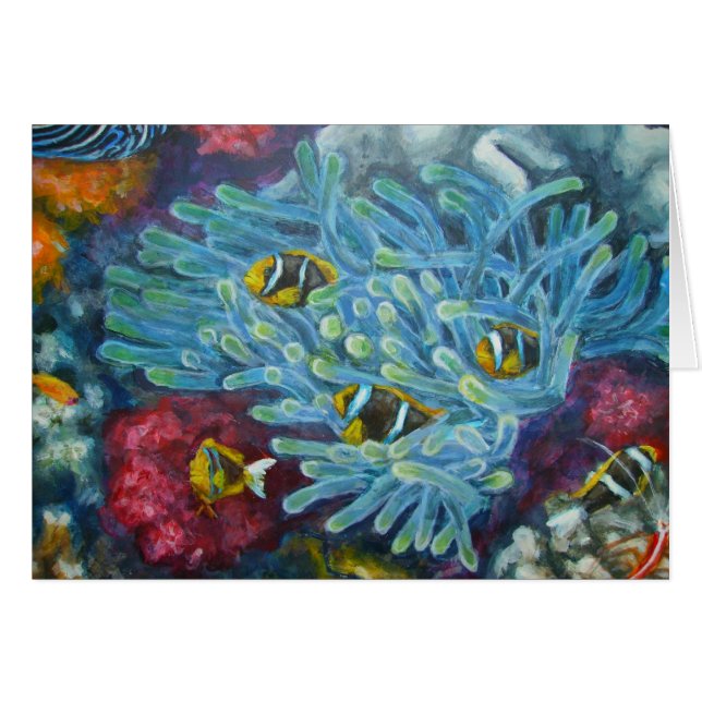 clarks clownfish mit Anemone (Vorderseite (Horizontal))