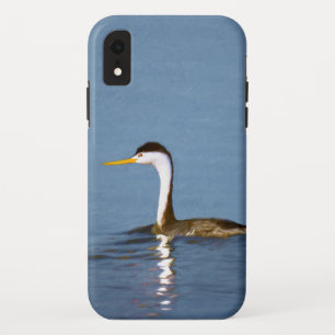 Clark's Grebe Painting - Original Bird Art Case-Mate iPhone Hülle