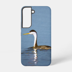 Clark's Grebe Painting - Original Bird Art Samsung Galaxy Hülle