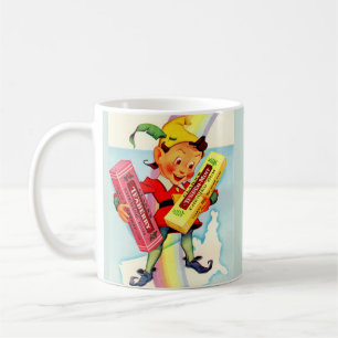 Clarks Kaugummis elf der 40er Jahre Kaffeetasse
