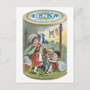 Clarks ONT Spulengarn Postkarte