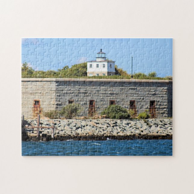 Clark's Point Lighthouse, Mass Jigsaw Puzzle (Horizontal)