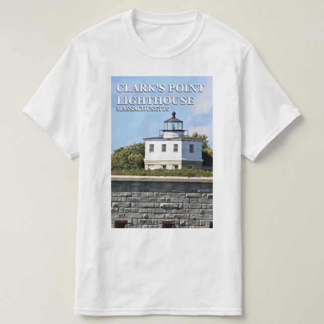 Clark's Point Lighthouse, Massachusetts T - Shirt (Design vorne)