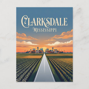 Clarksdale Mississippi Postkarte