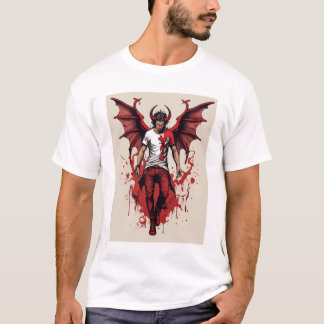 Clash infernal : Devil Angel T-Shirt Designs"