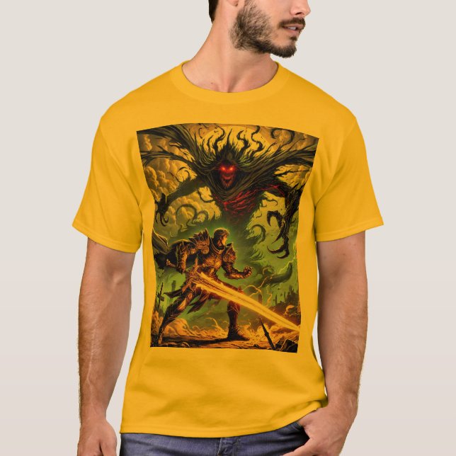 Clash of Light und Shadow Luxus Tranding Fee T-Shirt (Vorderseite)