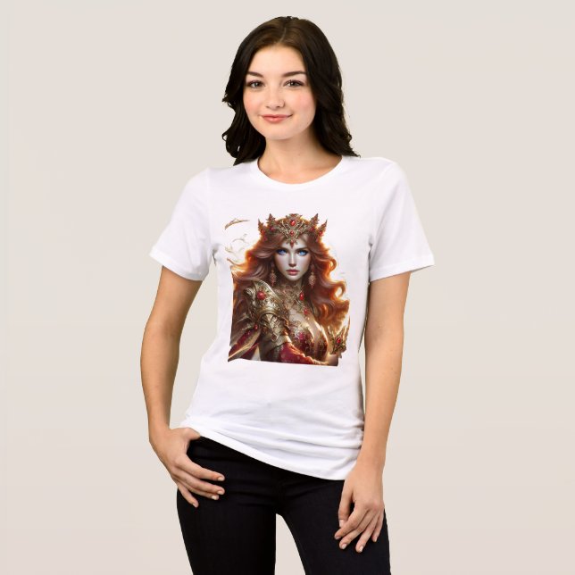 Clash Queen Tri-Blend Shirt (Vorderseite voll)
