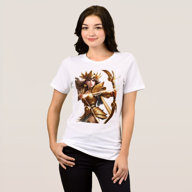 Clash Queen Tri-Blend Shirt (Vorderseite voll)