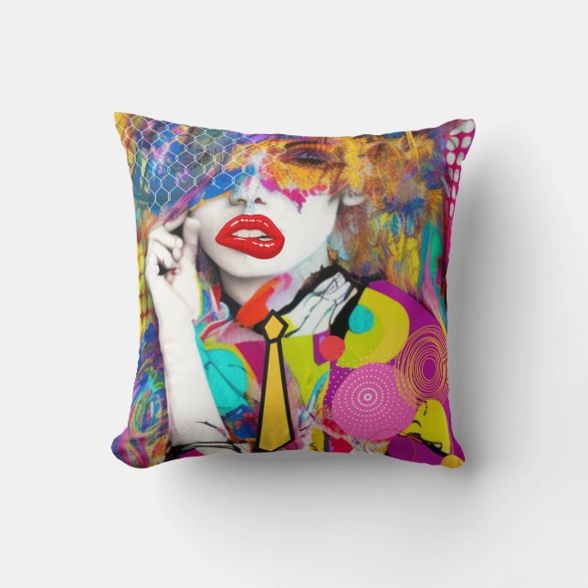 Clashy Lady Kissen (Vorderseite)