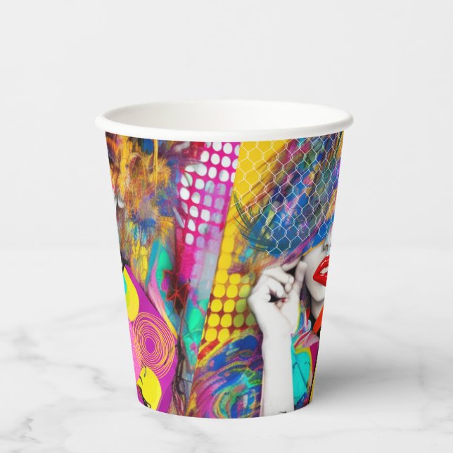 Clashy Lady Pappbecher (Vorderseite)