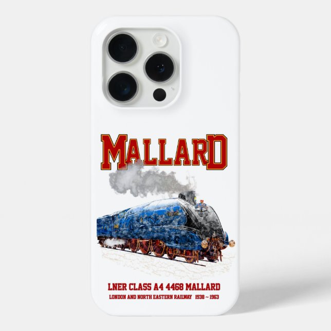 Class A4 Mallard - World Fastest Steam Locomotive Case-Mate iPhone Hülle (Rückseite)