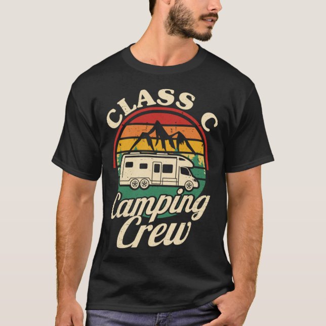 Class C Camping Crew RV Camper Men Women Matching  T-Shirt (Vorderseite)