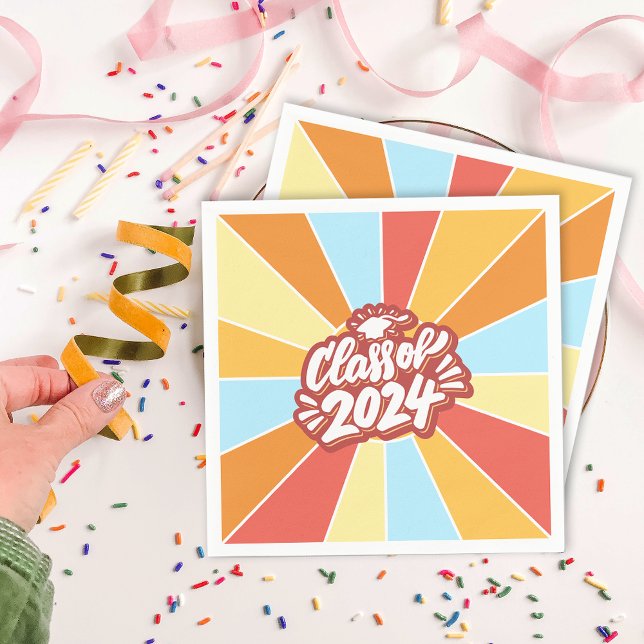 Class of 2024 Graduation Celebration Serviette (Class of 2024 Graduation Celebration Napkins)