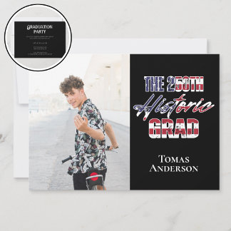 Class of 2026 250th Anniversary Graduate Photo  Einladung