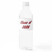 Class of 2026 burgundy tyoography graduation 