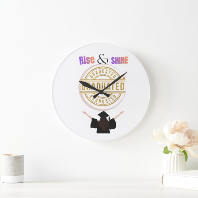 Class of 2026 Elite 🎓 Große Wanduhr (Zuhause)