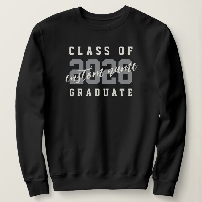 Class of 2026 Graduate Custom Name, Grad Gift Sweatshirt (Design vorne)