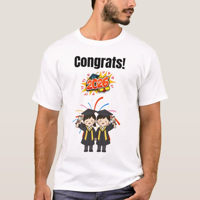 Class of 2026 Graduation Celebration  T-Shirt (Vorderseite)