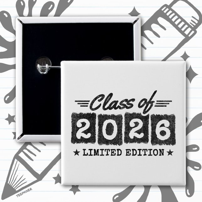 Class of 2026 Limited Edition Graduation Quote Button (Von Creator hochgeladen)