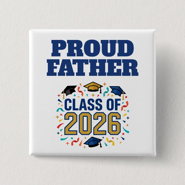 Class of 2026 Party Button (Vorderseite)