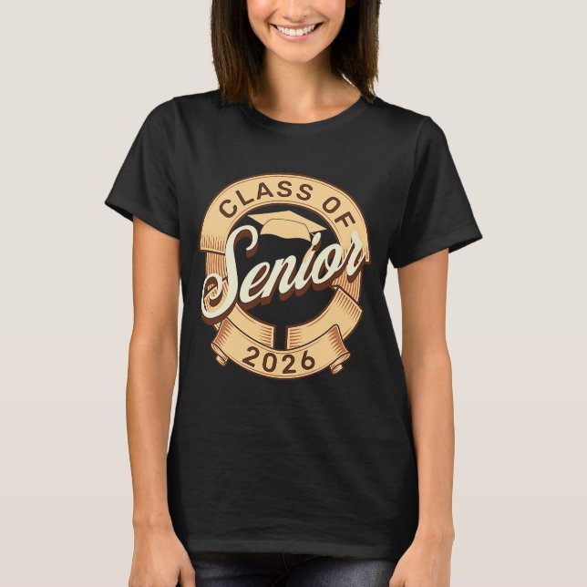 Class of 2026 Senior Graduation Senior Class of 20 T-Shirt (Vorderseite)