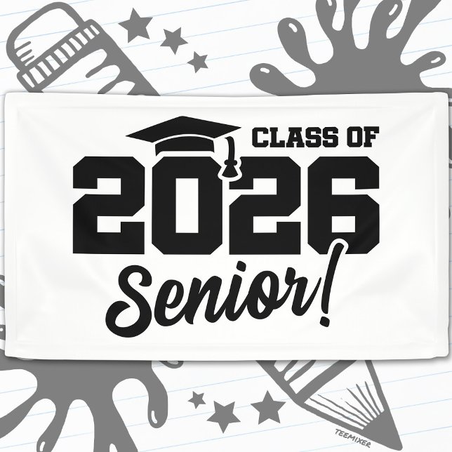 Class of 2026 Senior Varsity Graduation Fun Quote Banner (Von Creator hochgeladen)