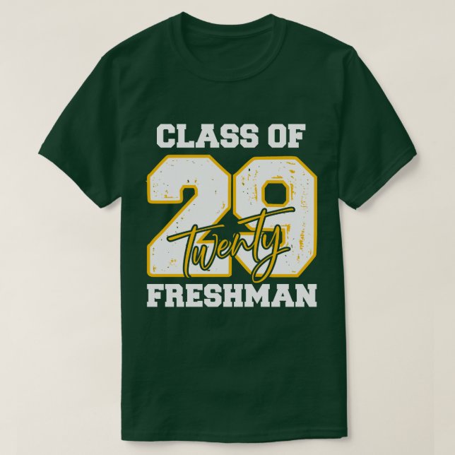 Class of 2029 Freshman High School Back To School T-Shirt (Design vorne)