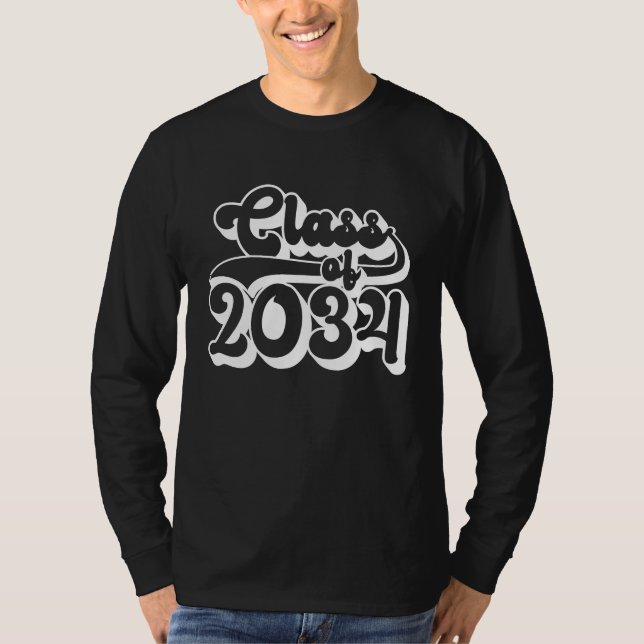 Class of 2034  Kindergarten Primary Junior High Sc T-Shirt (Vorderseite)